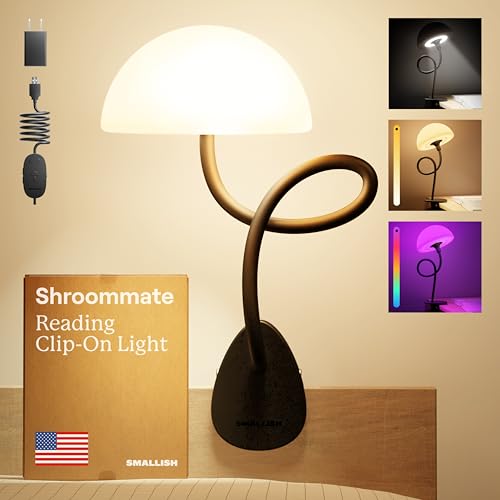 Shroommate Dorm Room Essential Clip On Bed Light for Dorm Room