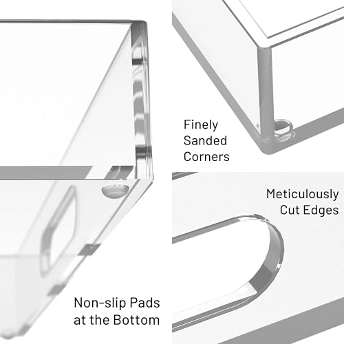 16"x12" Large Acrylic Serving Tray