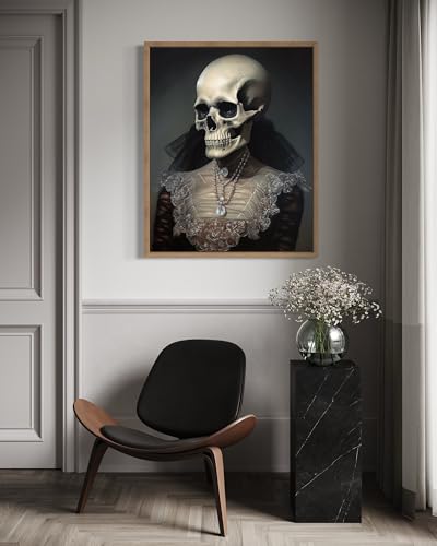 Female Skull Poster Art Print