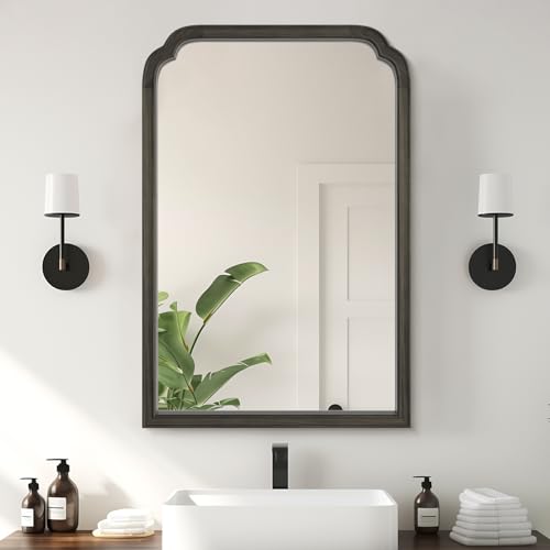 Wooden Framed Wall Mirror