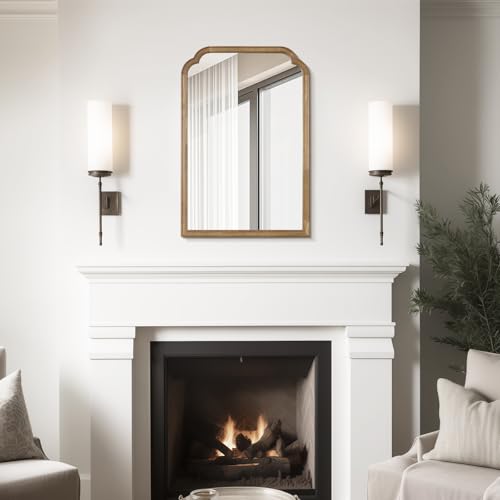 Wood Bathroom Mirrors for Wall Mounted