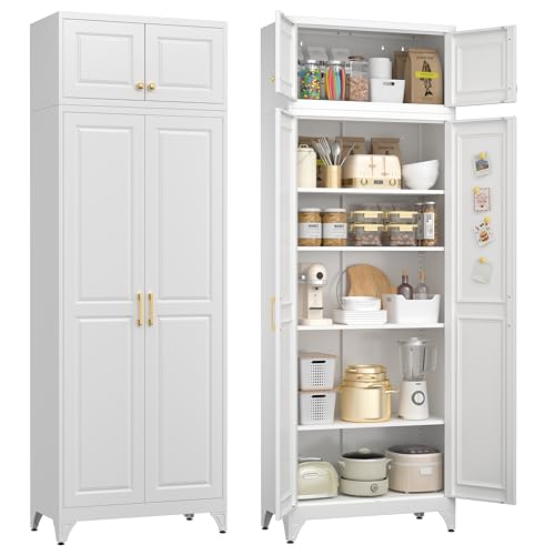 90.8" Kitchen Pantry Cabinet
