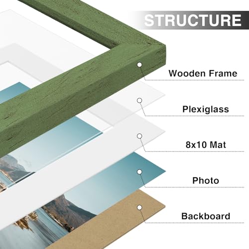 11x14 Picture Frames Set of 9 for Wall Mounting (9 Count)