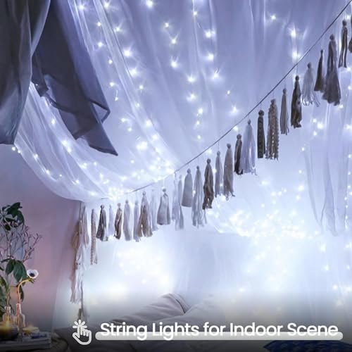 4 Pack 200 LED Battery Operated String Lights