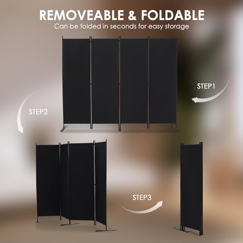 4 Panel Room Divider