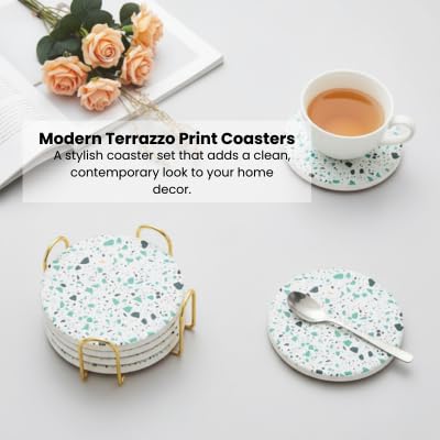 Terrazzo Coasters Set of 6 (6 Count)