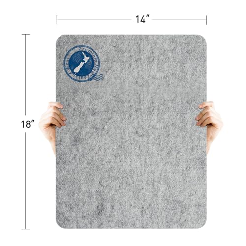 18" x 14" Wool Pressing Mat 100% New Zealand Felted Wool Ironing Mat Pad Blanket for Quilter