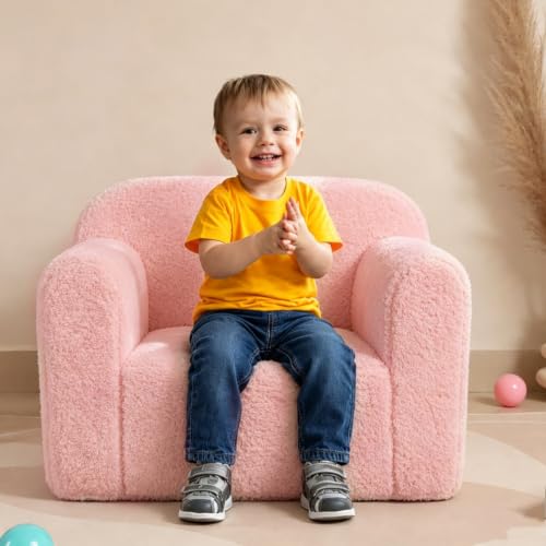 Kids Snuggly Soft Sherpa Chair