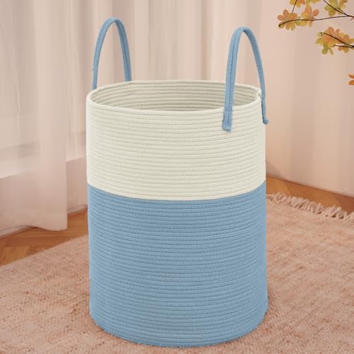 60L Cotton Rope Laundry Basket Hamper