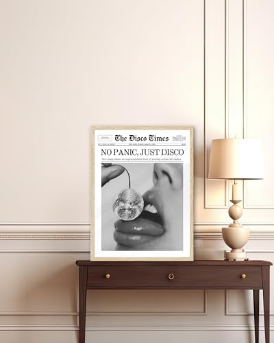 12x16in No Panic Just Disco Framed Newspaper Wall Art