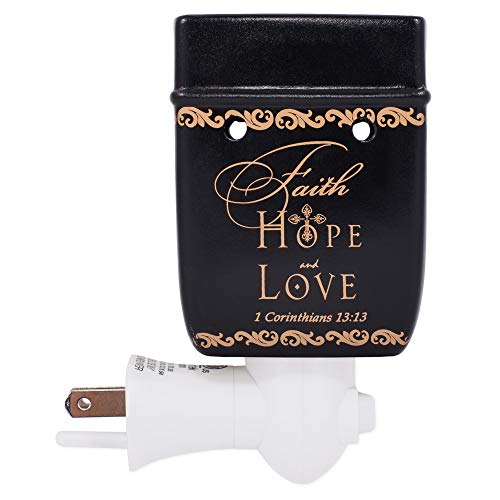 Faith Hope Love Ceramic Stoneware Plug
