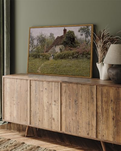 Framed Canvas Wall Art Vintage Decor
