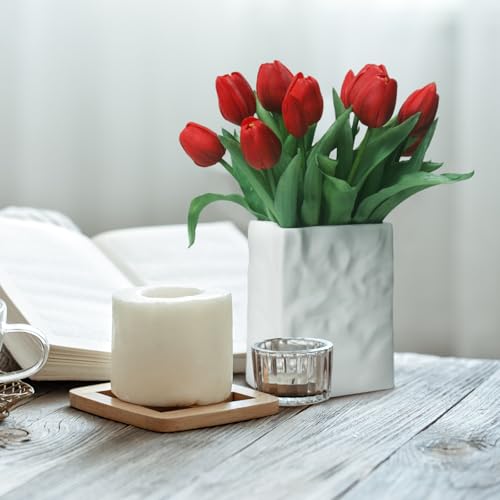 15pcs Artificial Tulips Flowers (15 Count)