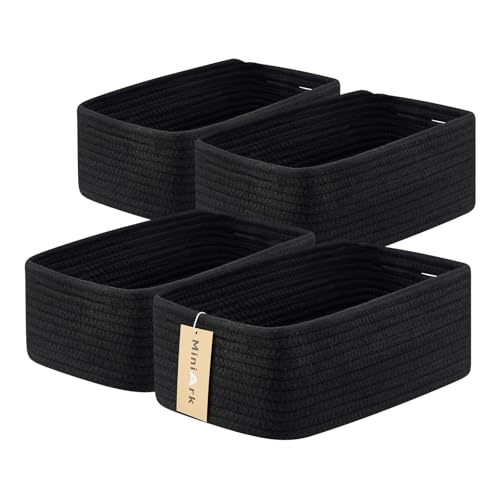 Small Storage Baskets for Organizing (4 Count)