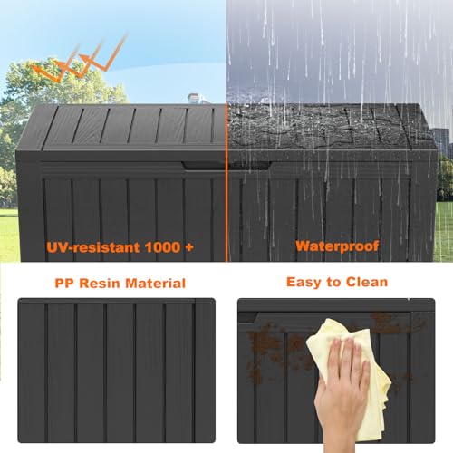 90 Gallon Resin Deck Box