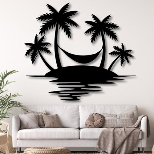 Palm Tree Metal Wall Decor