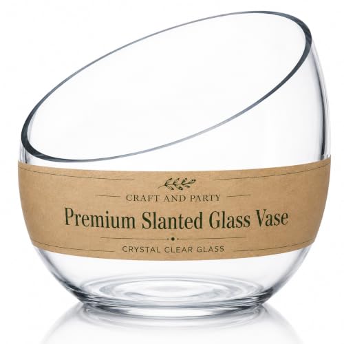 Slant Cut Bowl Glass