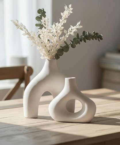 Ceramic Modern Vase Set of 2 (2 Count)