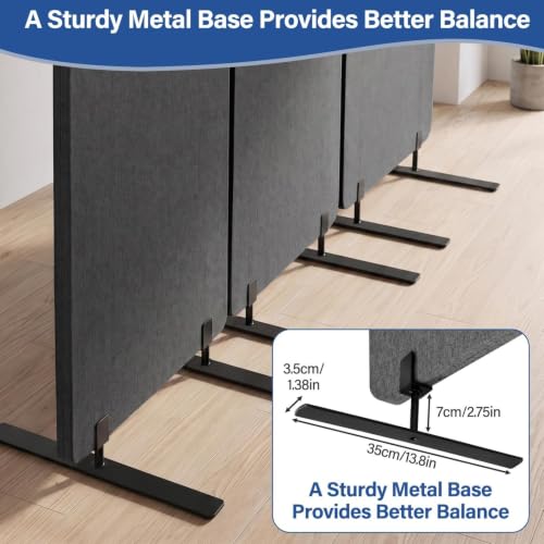 72 x 66 inch Freestandings Privacy Panel 3 Panel 24 inch Panels