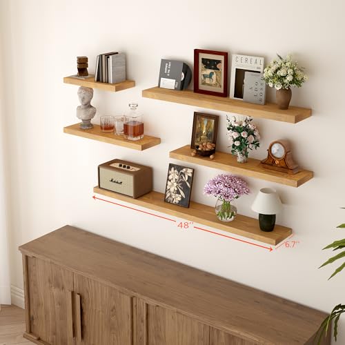 Floating Shelves 48 Inch Long (2 Count)