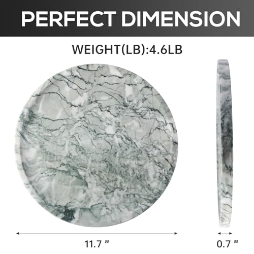 Natural Round Marble Tray