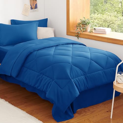 Twin XL Comforter Set 68"x88" Classic Blue