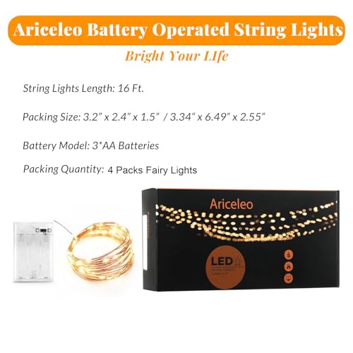 Led Fairy Lights Battery Operated (64 Foot)