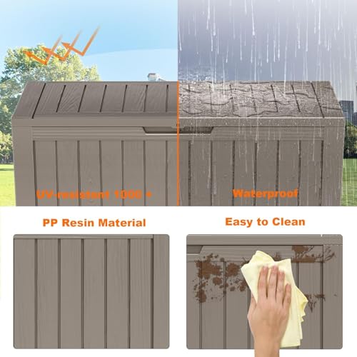 80 Gallon Resin Deck Box