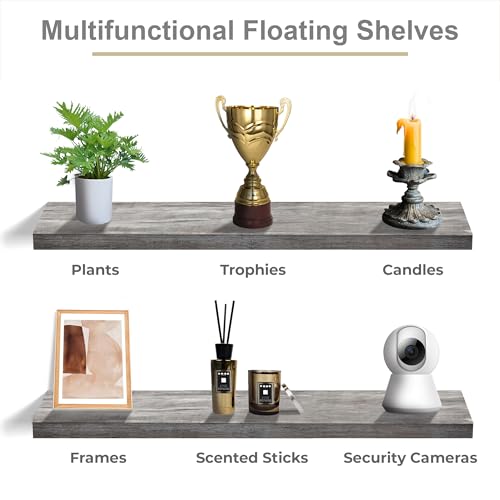 Floating Shelves for Wall Storage (3 Count)