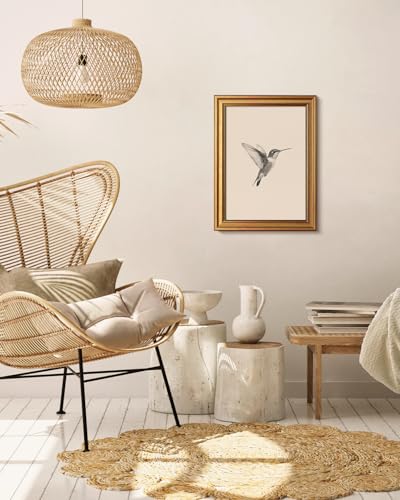 Vintage Gold Framed Wall Art for Living Room