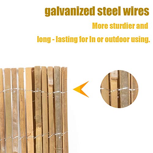 Natural Bamboo Slat Screening (52 Sq Ft)