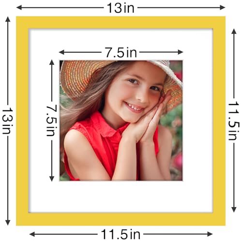 12x12 Picture Frames Set of 9 for Wall Mounting (9 Count)