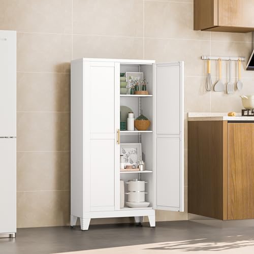 White Kitchen Pantry Cabinets