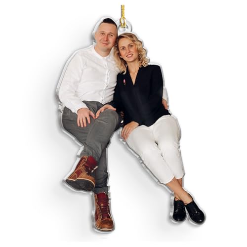 Personalized Photo Ornament for Couple