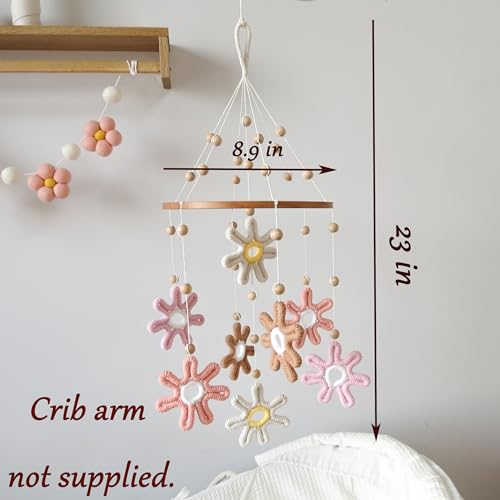 Woven Daisy Mobile for Crib