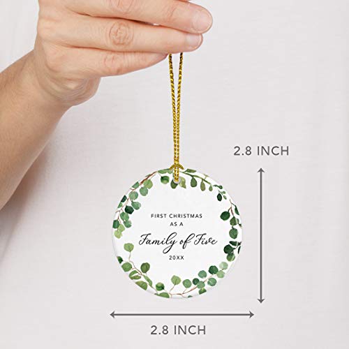 Custom Year Round Ceramic Porcelain Christmas Tree Ornament Keepsake Collectible Gift
