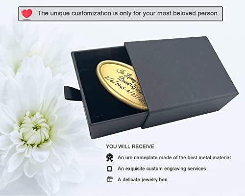 Personalized Engraved Name Tag for Urns