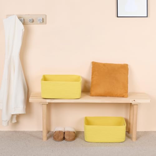 Large Storage Baskets for Shelves (3 Count)