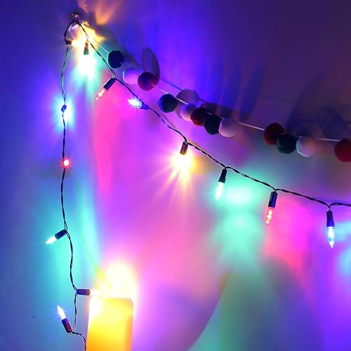 16Ft 50LEDs Christmas Mini String Lights (4 Count)