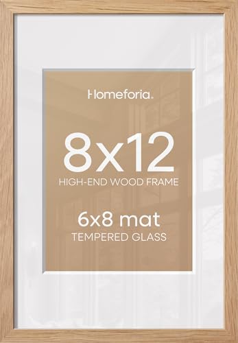 8x12 Natural Oak Picture Frame