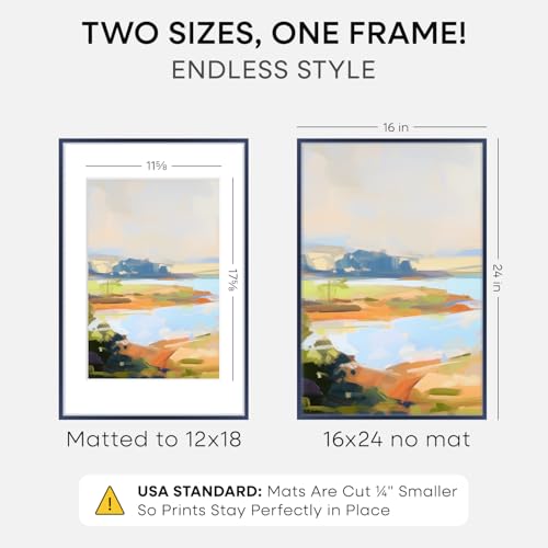 16x24 Blue Picture Frame (2 Count)