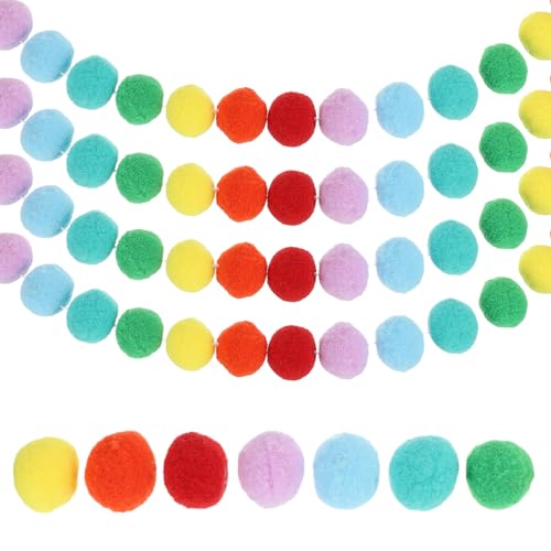 26Ft Pom Pom Garland Decorations