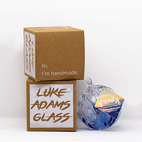 Luke Adams Handmade Glass Gazing Balls for Garden