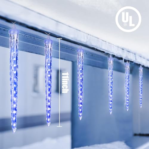 Christmas Meteor Shower Icicle Lights Outdoor (960 Count)