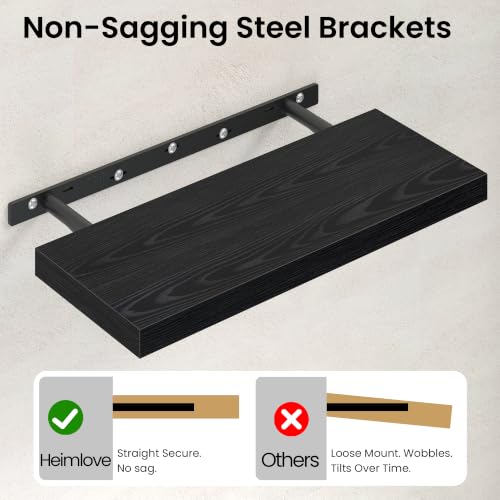 16 inchs Floating Shelves for Wall Set of 2