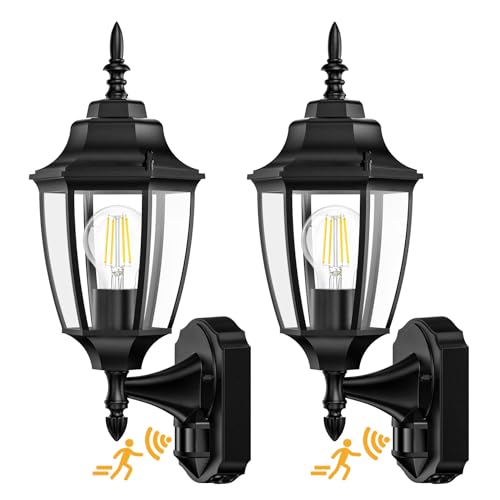 Motion Sensor Outdoor Wall Lights Fixtures (2 Count)