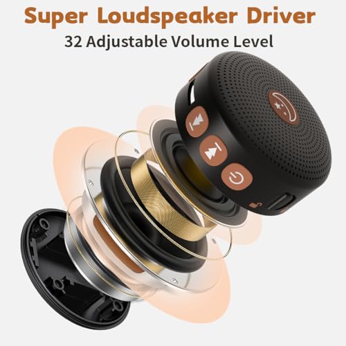 Portable Sound Machine Mini White Noise Machine Baby Shushing Brown Noise Machine with 30 Soothing Sounds for Kids Adults Dogs Auto