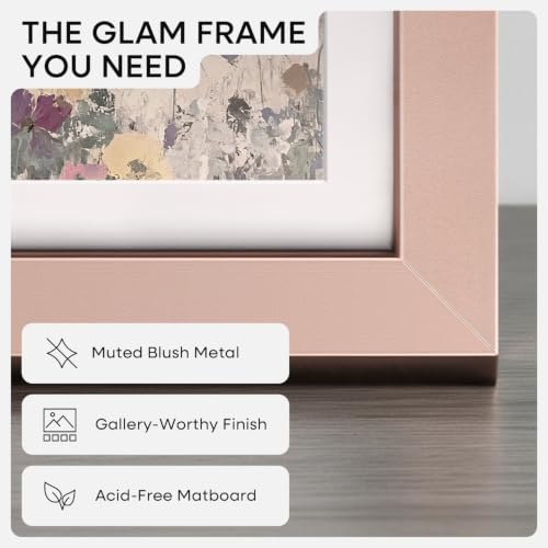 8x8 Rose Picture Frame