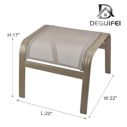 Outdoor Ottoman Patio Footstools (2 Count)