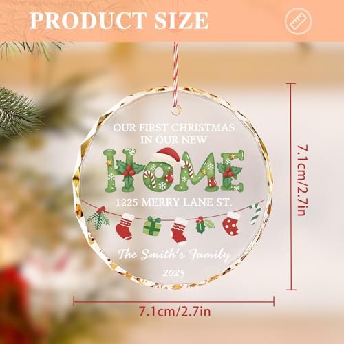 Personalized New Home Ornament 2026